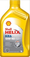 SHELL HELIX HX6 OLEJ 10W40 1L ČERSTV