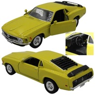 AUTOPRUŽINA PRUŽINA KOVOVÝ MODEL WELLY Ford Mustang Boss 1970 1:34 PRE CHLAPKOV