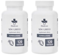 Ashwagandha 240 kapsúl, každá po 750 mg Ashwagandha Ashwagandha SEN LIBIDO