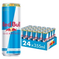 Red Bull Energetický nápoj bez cukru v plechovke 24x 355ml
