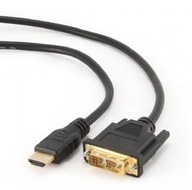 Kábel GEMBIRD CC-HDMI-DVI-6 (HDMI M - DVI-D M; 1,8