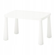 IKEA MAMMUT DETSKÝ STÔL, BIELY, 77x55