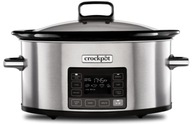 CrockPot Large TimeSelect Slow Cooker 5,6l, kameninová misa Elektrický hrniec