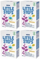 4x Nestlé LITTLE STEPS 4 ďalšie mlieko 500g