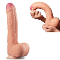 Veľké dildo s prísavkou Dual Layered 28 cm Lovetoy