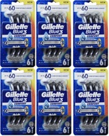 Gillette Blue 3 jednorazové holiace strojčeky 36 kusov