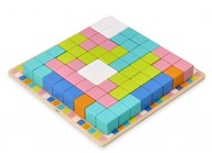 TETRIS PUZZLE HRA BLOKY KARTY VZORY ÚLOH