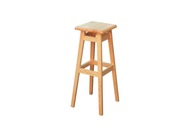 SOLID drevená taburetka 80cm barová stolička ZYDEL STOOL