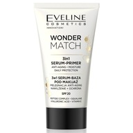 Eveline Cosmetics Wonder Match sérum-báza pod make-up 3v1 30ml