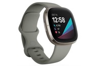 SMARTWATCH FITBIT Sense Sage NFC AMOLED sivá