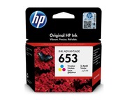 HP 653 TROJFAREBNÝ ATRAMENT 200 STRÁNOK 3YM74AE