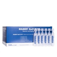 Gilbert NaCl 0,9 % soľný roztok 100 ampérov.