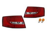 Zadné svetlá Led Neon Red White Audi a6 C6 4f 2004-