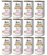 BRIT Mono Protein Rabbit 400 g - 12 ks