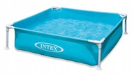 Intex 57173 štvorcový bazén pre deti 122x122x30cm