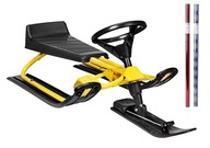 Lyžiarske sane s brzdou SNOW SCOOTER SLED + Lano