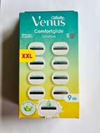 Gillette Venus Comfotglide Sensitive vložky čepele 9 ks kožných vankúšikov