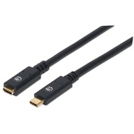 USB-C 3.2 Gen1 M/F predlžovací kábel 1m 60W 3A