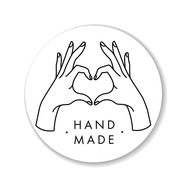 Ozdobné nálepky na štítky na HandMade ruky 42 ks