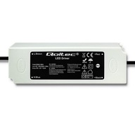 Qoltec IP67 LED spínaný zdroj, 150W, 12V, 12,5A, vodeodolný, biely