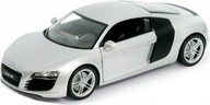 Audi R8 V10 2016 kovový model Welly 1:24