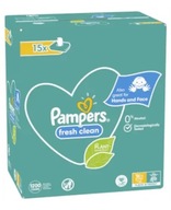 Pampers Fresh Clean obrúsky 15x80 kusov