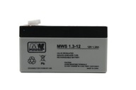 BATÉRIA 12V 1,3Ah 12V MWS MWPOWER AGM GEL