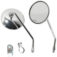 ZRKADLÁ okrúhle CHROME 8mm objímky DNIEPR M 72 K750