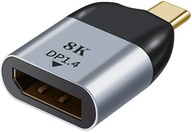 USB TYP-C ADAPTÉR PRE DISPLAYPORT 8K 60Hz 3D VESA