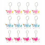 UNICORN KEYRING gumový jednorožec SET 12 ks