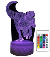 3D LED LAMPA DINOSAUR JURASSIC PARK NOČNÍ LAMPA