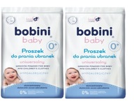 Bobini Baby prací prášok biely 2x1,2kg 2BAL