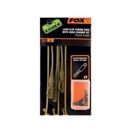 FOX Edges Trans Khaki hadičky Leadclip Rigs x 3 inc Kwik Change Kit CAC579