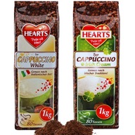 Cappuccino káva HEARTS WHITE + SADA ÍRSKYCH KRÉMOV 2000 g