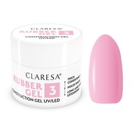 Claresa Rubber Gel 03 Stavebný gél na predlžovanie nechtov 45g