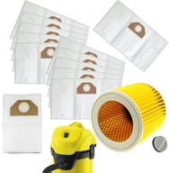 VYSTUŽENÝ FILTER 10x VRCHNÁ DO VYSÁVAČA KARCHER WD3 200 MV3 WD2 KWD