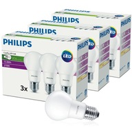 9x E27 LED žiarovka 8W = 60W 806lm 2700K PHILIPS