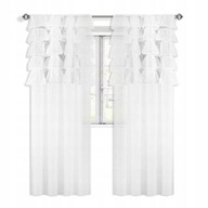 Hotový záves s volánikmi VOIL V ŠPANIELSKOM STYLE CHIC 145x250 L513