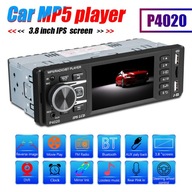 P4020 1DIN Car Stereo 3,8-palcový IPS displej Bl