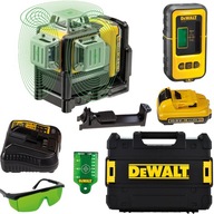 Zelený laser 3x360° DeWALT DCE089D1G + detektor