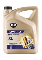 K2 TEXAR 10W-40 5L OLEJ POLOSYNTETICKÝ A3/B3/B4