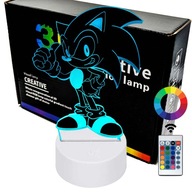 Nočná LED lampa Sonic Sonik 3D LAMP