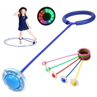 HULA-HOP hula hoop noha hula hoop krúžok švihadlo LED MODRÁ