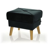 Casone pouffe - fľašková zelená 45x33,5x38cm