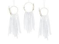 Dream Catchers Decoration White Svadba 3 kusy