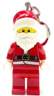 LEGO FLASHLIGHT KEYRING SANTA FIGURKA LGL-KE189