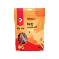 Psia pochúťka Ringi Rings s kačicou a rybou Maced 500 g