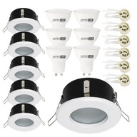 6x svietidlo Hermetické IP44 + LED podhľad GU10 10W