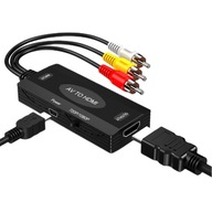 Konvertor RCA na HDMI AV CINCH CVBS 1080 adaptér