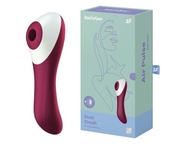 Satisfyer Dual Crush Violet sací vibrátor